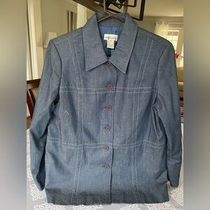 The Tog shop Jean button down blue jacket